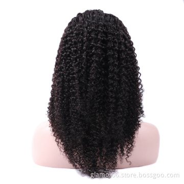 Indian kinky curly human hair wigs for black women,kinky curly full lace wig with baby hair, virgin kinky curly full lace wig